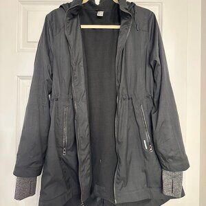 Mondetta Cinched Waist Full Zip Hooded Jacket